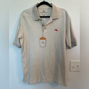 Tommy Bahama Emfielder Polo (L) - Cream color